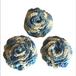 Cotton facial Scrubbies Artesian crochet